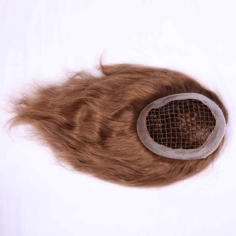 Sft-1884 100% human hair Pull through hair toppers
